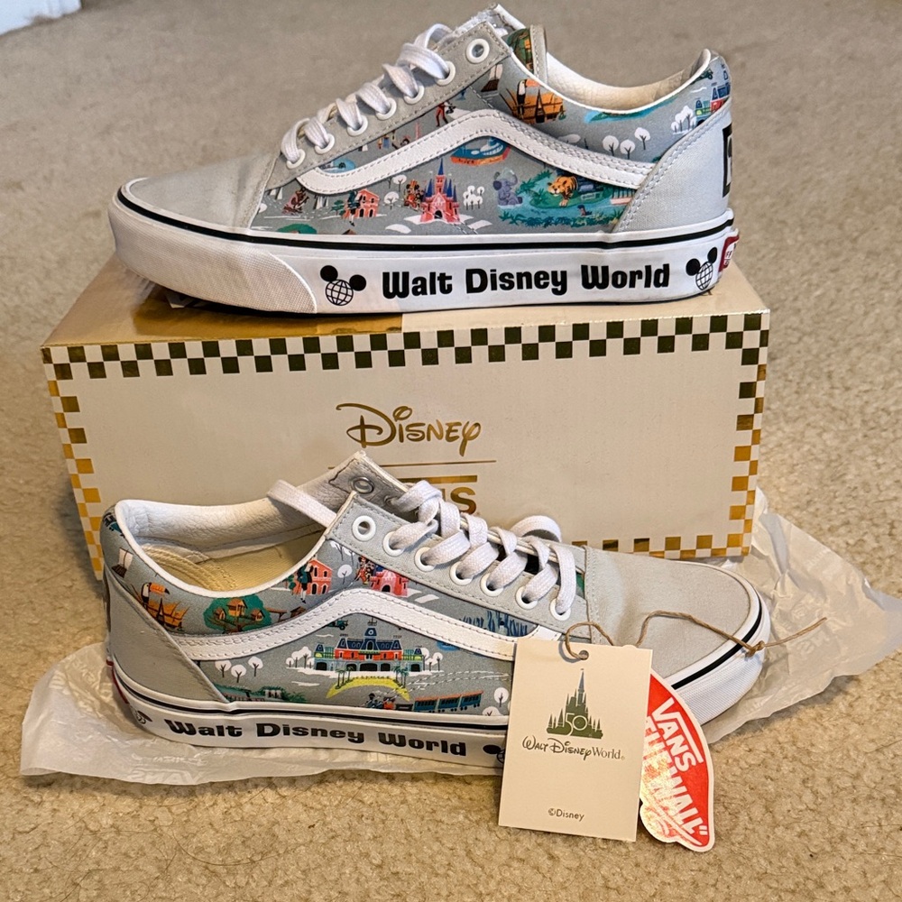 Vans Disney World 50th Gray Sneakers